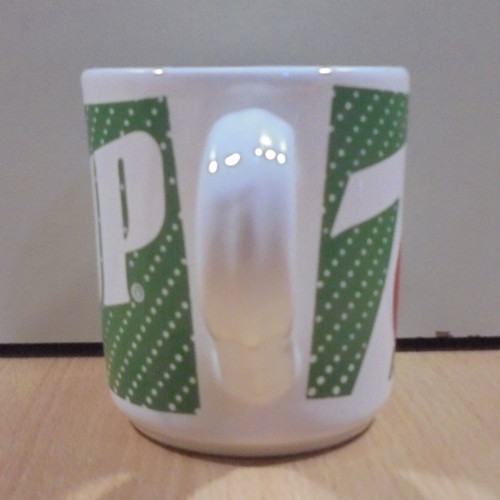 7 UP vintage promotional mug used