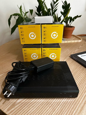 Set CCTV καινούργιο με 4 κάμερες και καταγραφικό χωρίς σκληρό δίσκο