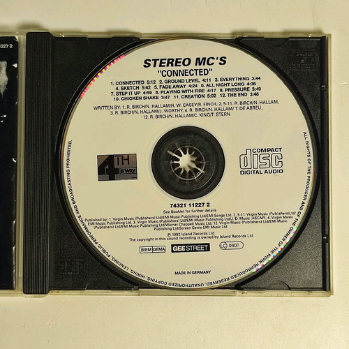 Stereo MC's Connected CD used, electronic music