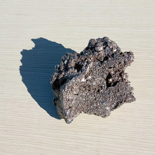 Pyrite mineral used, stone 13x10 cm, 1052 g