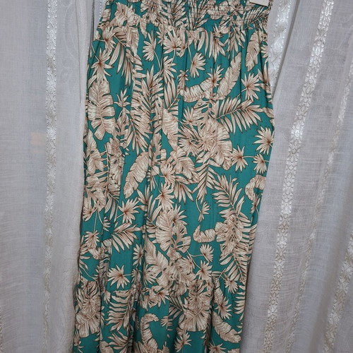 Defox Summer Set cotton crop top and maxi skirt like new