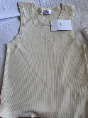 Celin knit top beige, size M, new