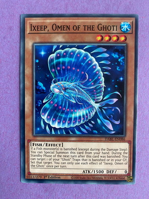 Ixeep, Omen of the Ghoti Yu-Gi-Oh card like new