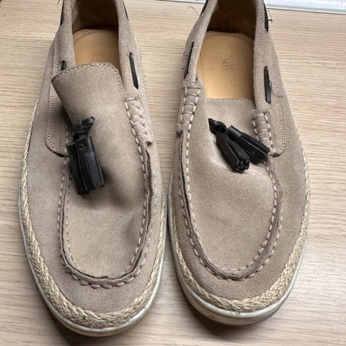Zara men's casual shoes beige size 42