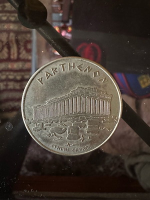 Hellenic Heritage Collectors Coin Parthenon used