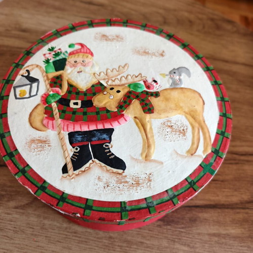 Christmas decorations and ornaments set, pack of 22, wood and metal