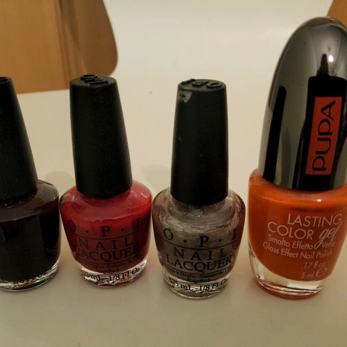 Mini O.P.I Nail Lacquer 3 Colors and PUPA 1 Color Nail Polishes new