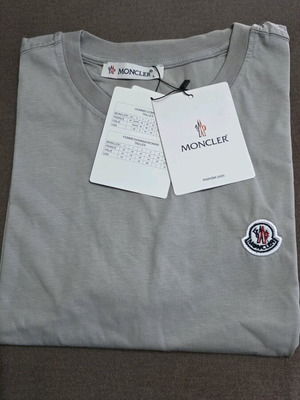 Moncler κοντομάνικο μπλουζάκι L γκρι καινούργιο