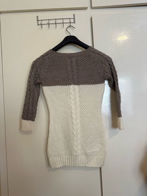 Knitted blouse 3/4 sleeve, long, size S, warm and soft fabric