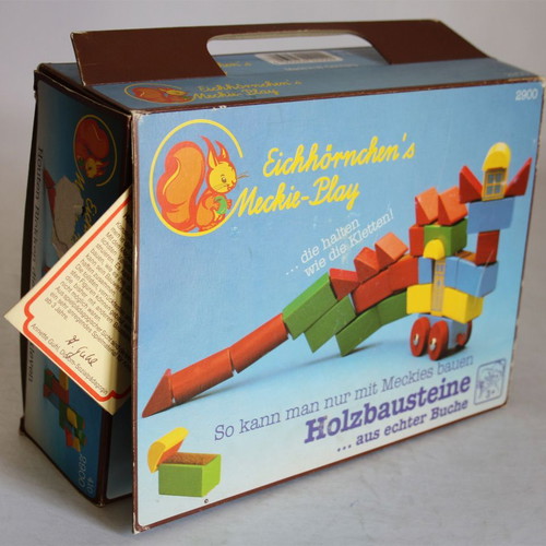 Eichhorn wooden sticky blocks new, vintage 80's West Germany