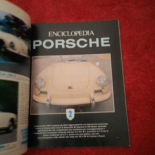 Porsche Enciclopedia 1987 like new, Italian edition, rare