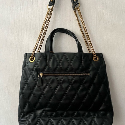 Guess shoulder bag black and gold like new