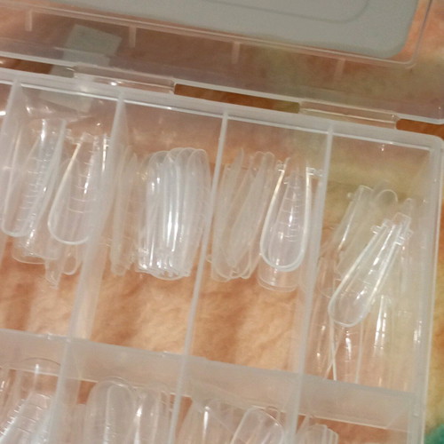 Acrygel and tips set used, some forms missing