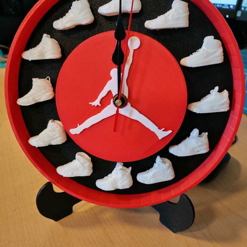 Jordan Retro Design Wall Clock 23cm new, analog