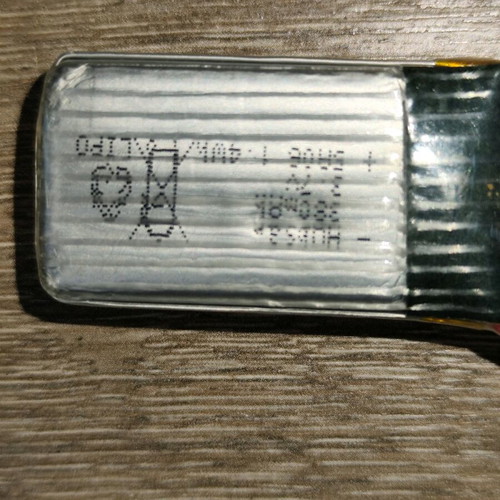 Rechargeable batteries used, set of 2 pieces