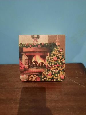 Decorative storage box used