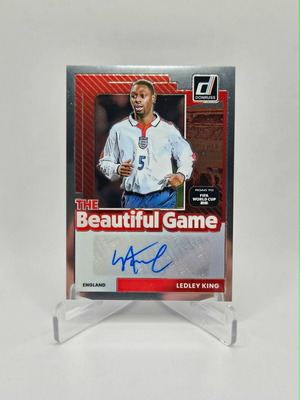 Panini Donruss Road to World Cup Ledley King автограф карта като нова