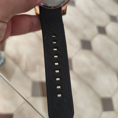Breeze 100M Rose Gold Black Watch like new