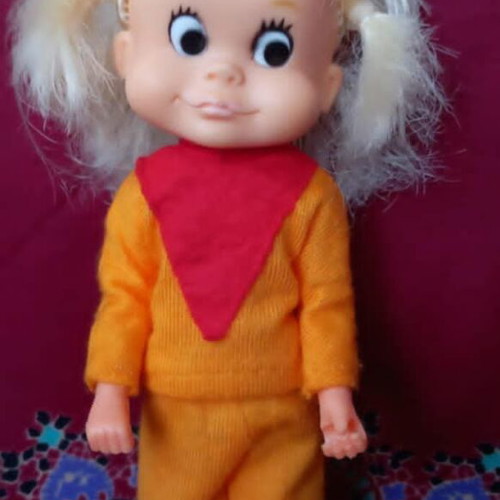 Vintage Lilly "Sport Billy" doll used, Greek made LYRA 80s