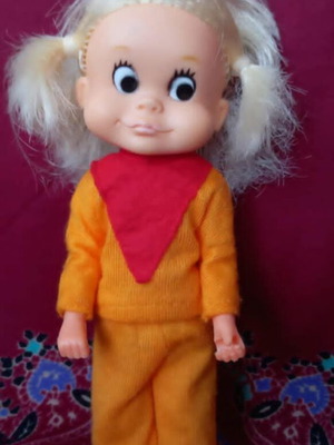 Vintage Lilly "Sport Billy" doll used, Greek made LYRA 80s
