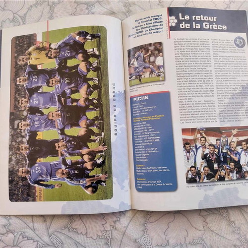 Match Program France - Greece like new, collectible