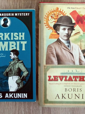 Turkish Gambit and Leviathan books used, Boris Akunin, English