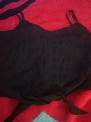 Shein black summer top t-shirt like new, size XL