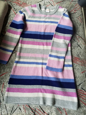 Gymboree knitted dress with silver thread for 5 years like new