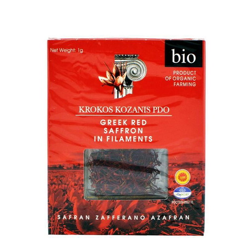 Krokos Kozanis Saffron Filaments 1gr Organic