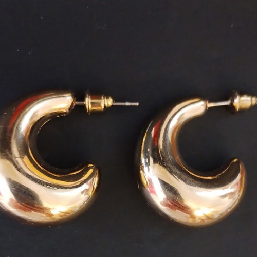 Chunky Teardrop Earrings Stradivarius new, gold color