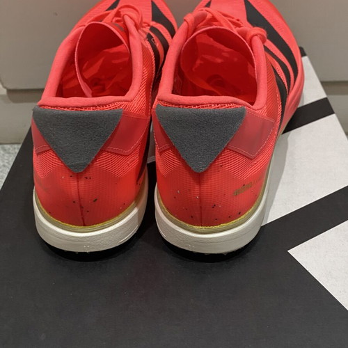 Adidas Adizero Avanti XC running shoes new, size 42.5, black and red