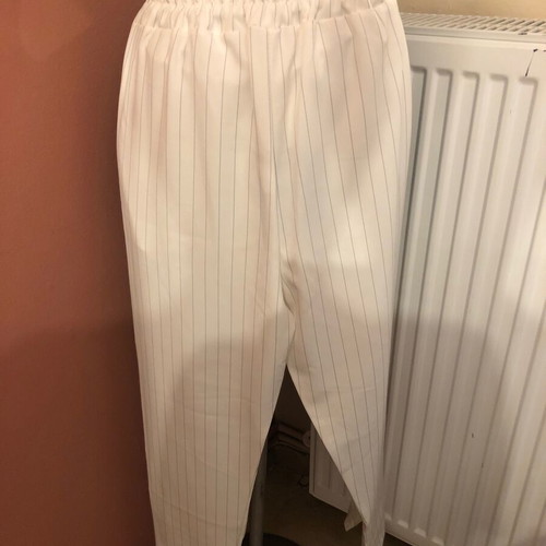 Striped Salvari Pants new, white and black