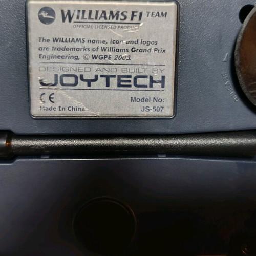 Joytech Williams F1 Racing steering wheel used for PS1 and PS2