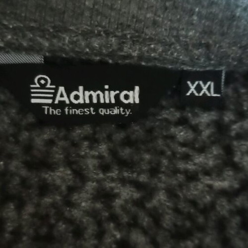 Admiral sweatshirt used, white and grey, size XXL