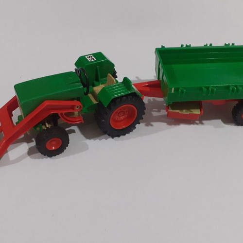 Playmobil Tractor 3500 with Trailer used