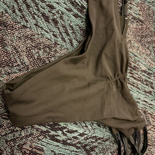 Swimsuit set used, black and green, sizes S and M