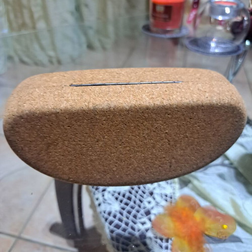 Maestri Italiani Sunglasses Case like new, cork, brown