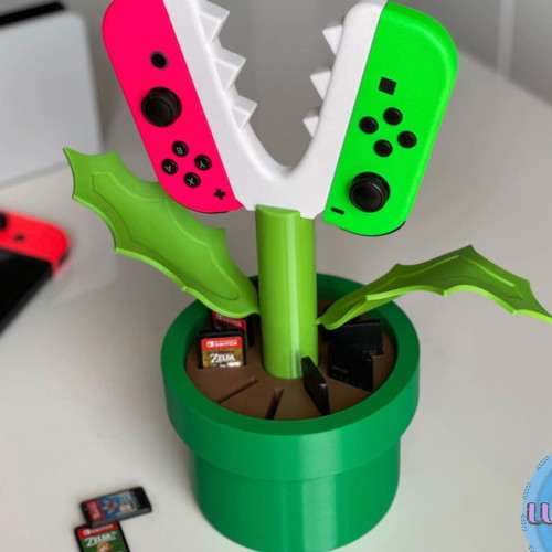 Piranha Plant JoyCon Grip new for Nintendo Switch