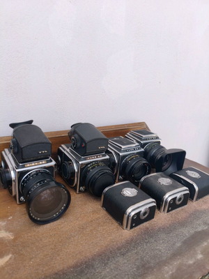 Kiev 88 SLR cameras used, set of 3 bodies with 150 mm lens