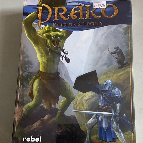 Drako Knights & Trolls board game like new