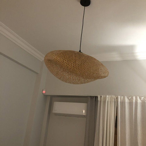 Boho rattan ceiling light Globostar