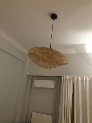 Boho rattan ceiling light Globostar