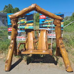 Oak swing new, solid wood craftsmanship