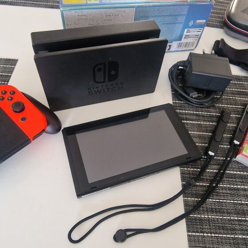Nintendo Switch Sports console like new with case and extra games