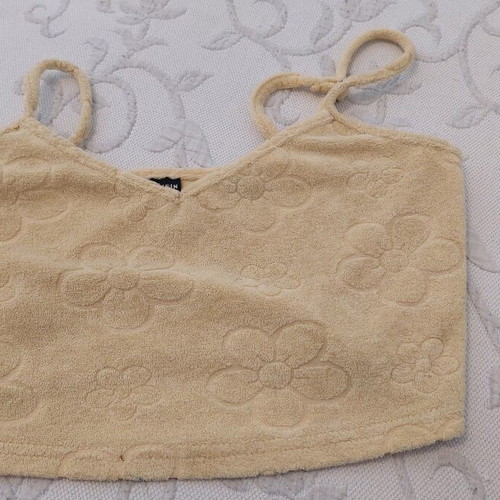 Shein blouse used, yellow, size M