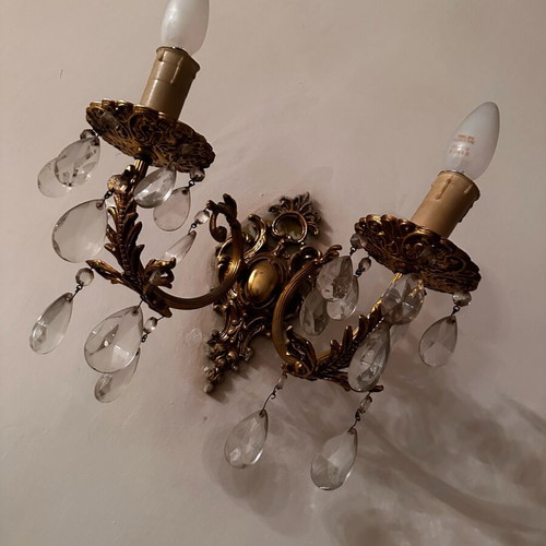 Vintage wall and ceiling lights used