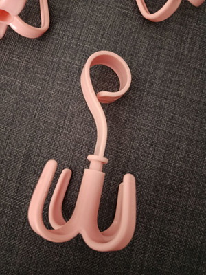 Quadruple hangers for bags, belts or scarves like new, set of 4