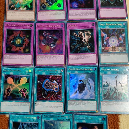 Yugioh Ultra Rare and Gold Rare Cards like new