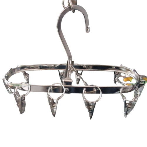 Inox hanger 10 positions new with clips