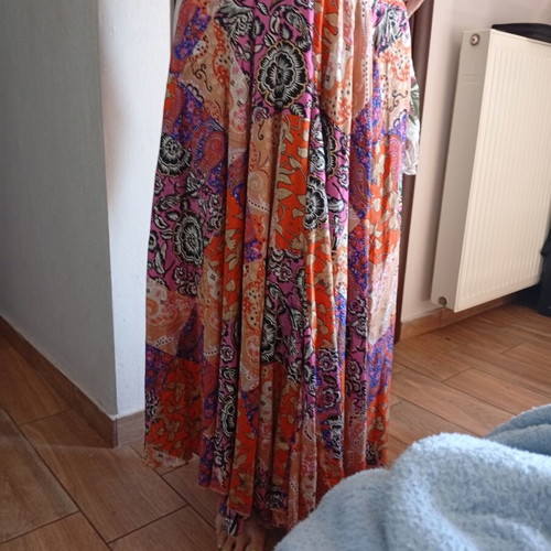 Floral palazzo pants like new, multicolor, size M 38 10